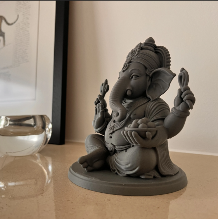 Lord Ganesha Statue | Premium 3D Printed Spiritual Home Décor