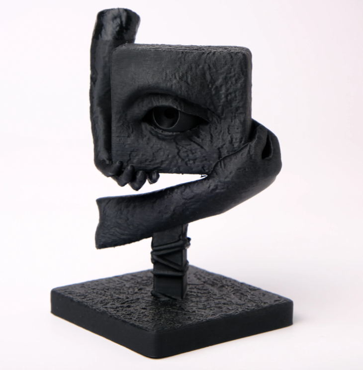Modern Surreal Eye & Hand Sculpture | Abstract Home Décor