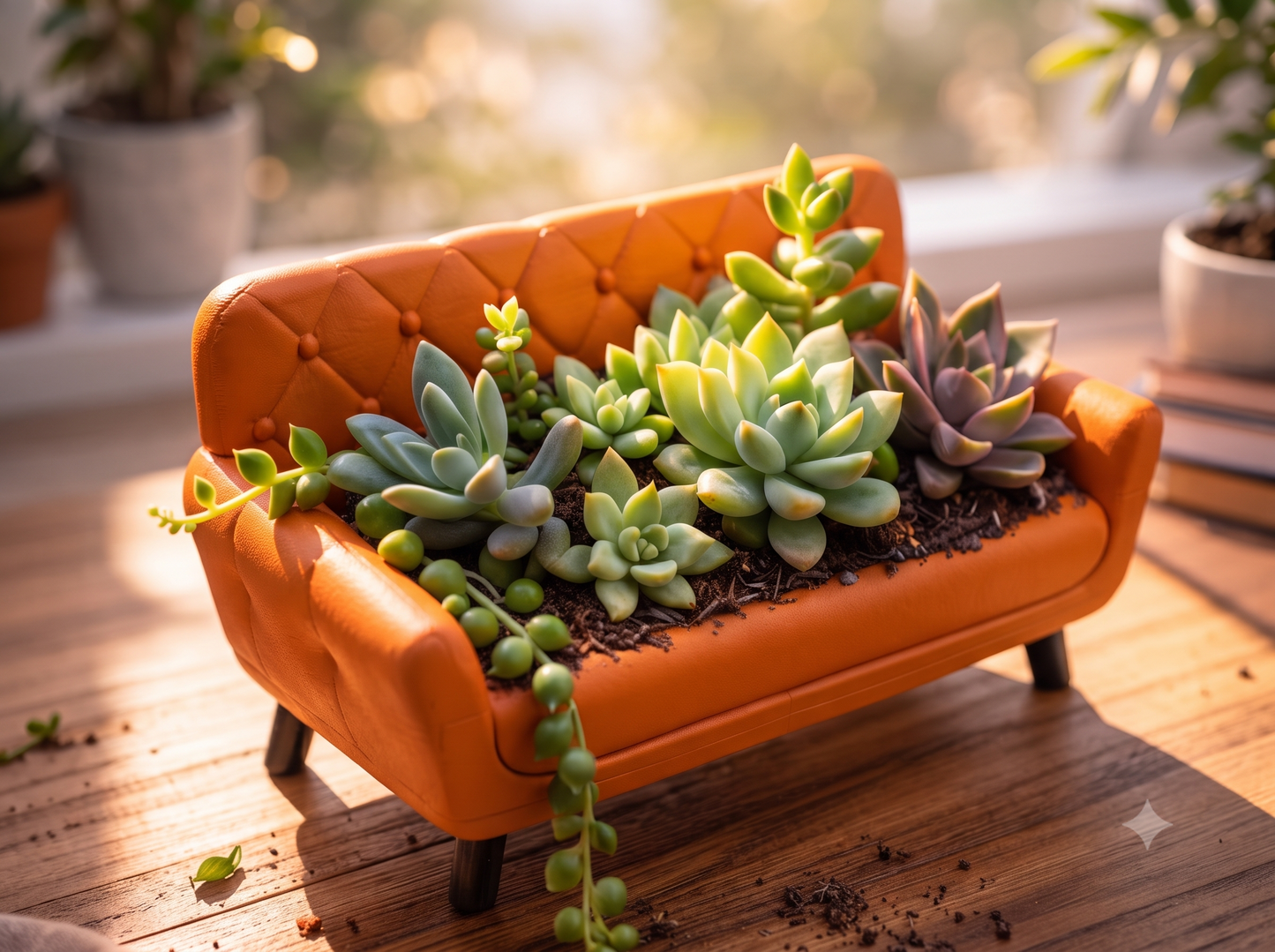 Couch Planter | 3D Printed Sofa Side Plant Holder for Home Decor
