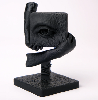 Modern Surreal Eye & Hand Sculpture | Abstract Home Décor