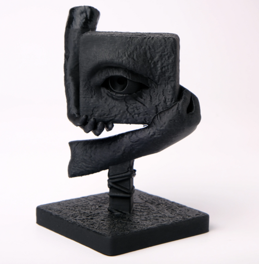 Modern Surreal Eye & Hand Sculpture | Abstract Home Décor