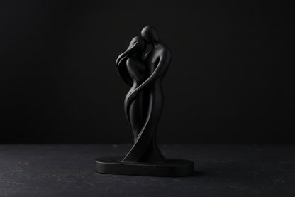 Abstract Couple Sculpture | Modern Minimalist Home Décor Statue