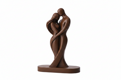 Abstract Couple Sculpture | Modern Minimalist Home Décor Statue